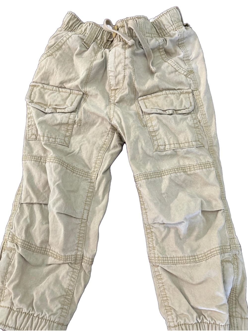 GAP Kids Beige Cargo Jogger Pants